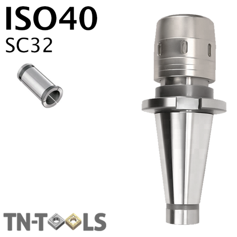 Cono Portapinza DIN2080 ISO40 de sujección para pinza ER32 Cono Portapinza DIN2080 ISO40 de sujección para pinza ER32