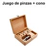 Drill chuck set in wooden box BT  40 JIS B 6339 AD/B