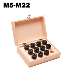 Quick-change adaptors with clutch Set of 11 pieces M5/M22 Gr.2