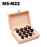 Quick-change adaptors with clutch Set of 11 pieces M5/M22 Gr.2