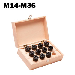 Quick-change adaptors with clutch Set of 10 pieces M14/M36 Gr.3