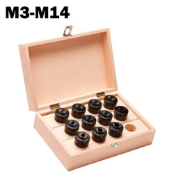 Quick-change adaptors without clutch Set of 9 pieces M3/M14 Gr.1