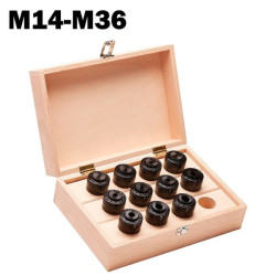 Quick-change adaptors without clutch Set of 9 pieces M14/M36 Gr.3