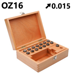 Set de Pinzas OZ16 en Estuche de Madera Precisión 0.015