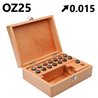 Jeux de pinces de serrage OZ25 dans coffret en bois Précision 0.015