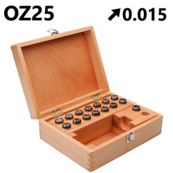 Collet sets OZ25 in wooden boxes Accuracy 0.015