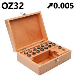 Collet sets OZ32 in wooden boxes Accuracy 0.005