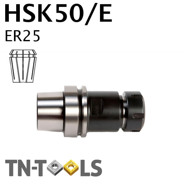 HSK50/E ER25 Collet Chuck Medium Range HSK50/E ER25 Collet Chuck Medium Range