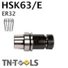 HSK63/E ER32 Collet Chuck Medium Range