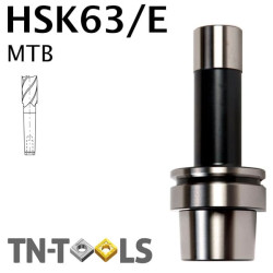 Morse Taper Adaptors HSK63/E with Thread Medium Range