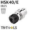 Collet chucks HSK40/E ER25 Medium Range