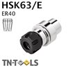 Collet chucks HSK63/E ER40 Medium Range