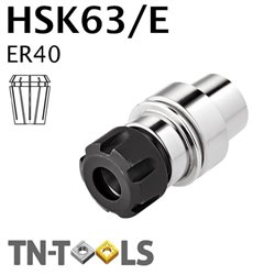 Collet chucks HSK63/E ER40 Medium Range
