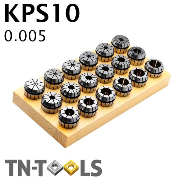 Collet Set 9-part kit KPS10 system Accuracy 0.005