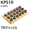 Collet Set 9-part kit KPS10 system Accuracy 0.005