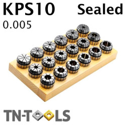 Sealed Collet Set 8-part kit KPS10 system Accuracy 0.005