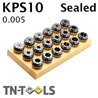 Sealed Collet Set 8-part kit KPS10 system Accuracy 0.005