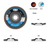 PREMIUM*** FASTCUT flap discs for steel and stainless steel