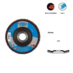 PREMIUM*** COMBI flap discs for steel and stainless steel