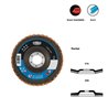 TWINFLAP PREMIUM*** flap discs for steel and stainless steel