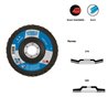 STANDARD** TWINFLAP flap discs for steel and stainless steel
