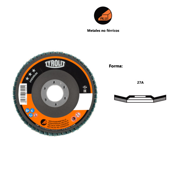 Discos de láminas PREMIUM*** para metales no férricos