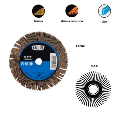 Core brush A-P01 C X PREMIUM*** for steel, non-ferrous metal and wood