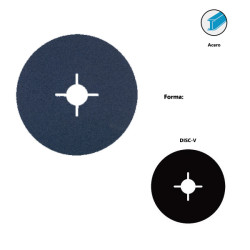 Disques en fibre vulcanisée PREMIUM*** ZA-P43 V pour l'acier