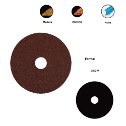 Vulcanized fiber discs BASIC* A-B01 V for steel, aluminum and wood