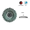 MINIDISQUES DE TRAVAIL SOUPLE STANDARD** pour l'acier et l'acier inoxydable