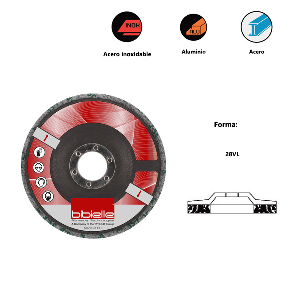 PRE-POLISH PREMIUM*** discs for steel, stainless steel and non-ferrous metals PRE-POLISH PREMIUM*** discs for steel, stainless steel and non-ferrous metals