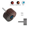 Flap wheels with shank BASIC* A-B02 PC X For steel, stainless steel and non-ferrous metals