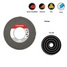 PREMIUM*** compact rolled grinding wheels for universal use