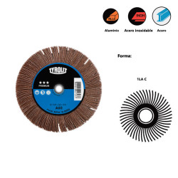 Lamellar brushes for pedestal grinding machine PREMIUM*** for steel, stainless steel and non-ferrous metals