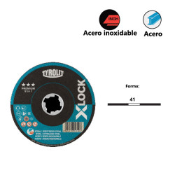 Discos de corte PREMIUM***X-LOCK para acero y acero inoxidable Tyrolit