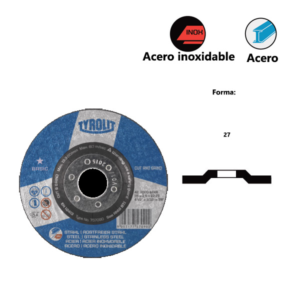 BASIC* CUT AND GRIND for steel and stainless steel BASIC* CUT AND GRIND for steel and stainless steel