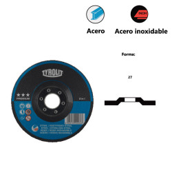 Discos de desbaste PREMIUM*** 2en1 para acero y acero inoxidable