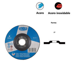 Discos de desbaste BASIC* 2in1 para acero y acero inoxidable