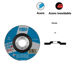 Discos de desbaste BASIC* FASTCUT para acero y acero inoxidable