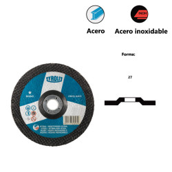 Discos de desbaste BASIC* PIPELINER para acero y acero inoxidable