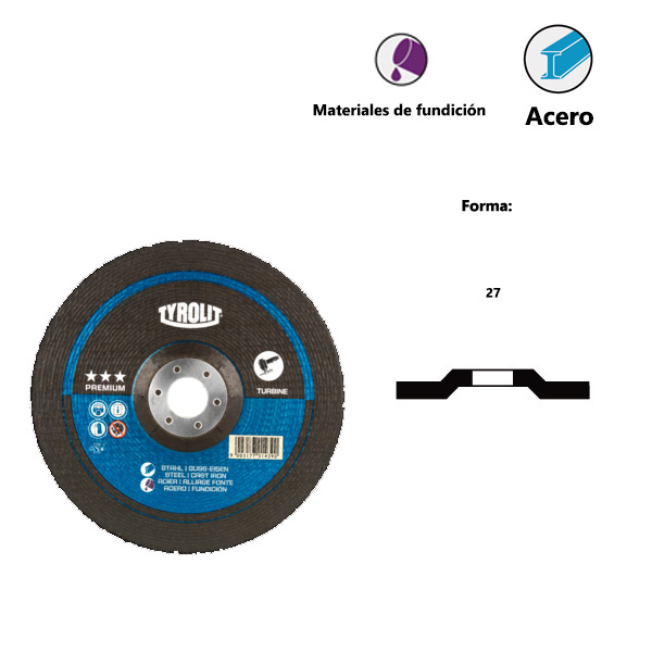 PREMIUM*** T-GRIND grinding discs for steel and cast iron PREMIUM*** T-GRIND grinding discs for steel and cast iron