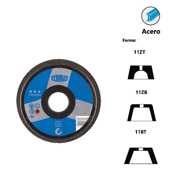 PREMIUM*** synthetic resin cup wheels for steel PREMIUM*** synthetic resin cup wheels for steel