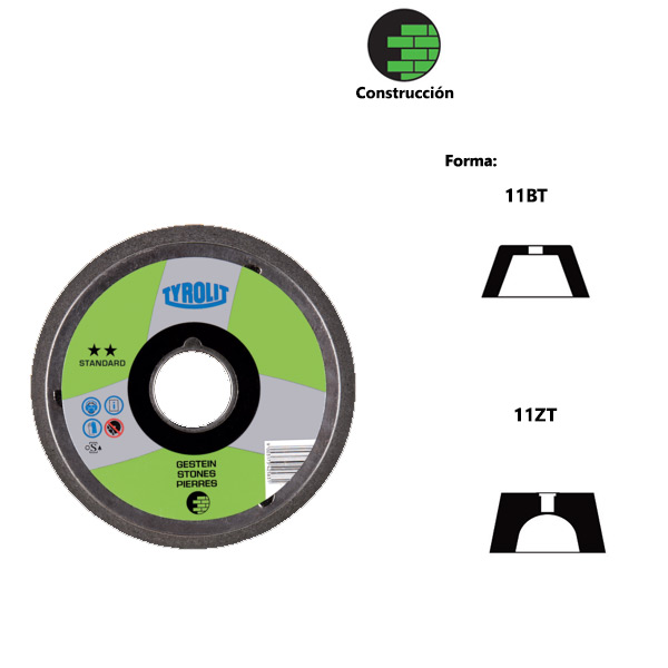 STANDARD** synthetic resin cup grinding wheel for stone STANDARD** synthetic resin cup grinding wheel for stone