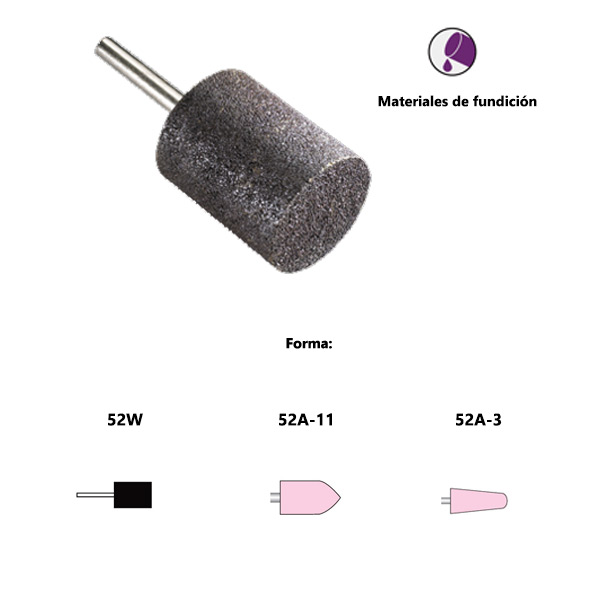 PREMIUM resin bonded shank mounted points*** For cast iron PREMIUM resin bonded shank mounted points*** For cast iron