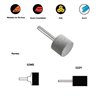 PREMIUM*** ELASTIC shank mounted points for non-ferrous metals, PVC, steel and stainless steel
