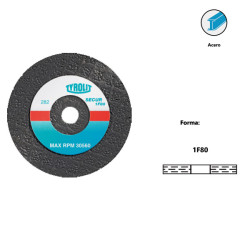 PREMIUM grinding wheels*** 1F80 For steel