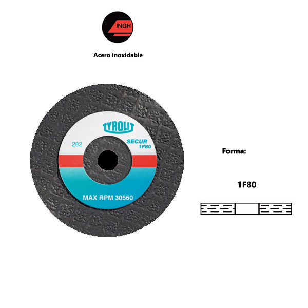 PREMIUM*** grinding wheels 1F80 For stainless steel PREMIUM*** grinding wheels 1F80 For stainless steel