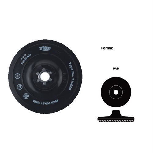 Premium backing pads*** for TYROLIT Fast Change discs (TFC)