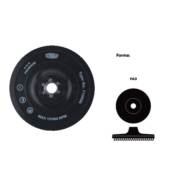 Plaques de support*** de qualité supérieure pour les disques TYROLIT Fast Change (TFC) Plaques de support*** de qualité supérieure pour les disques TYROLIT Fast Change (TFC)
