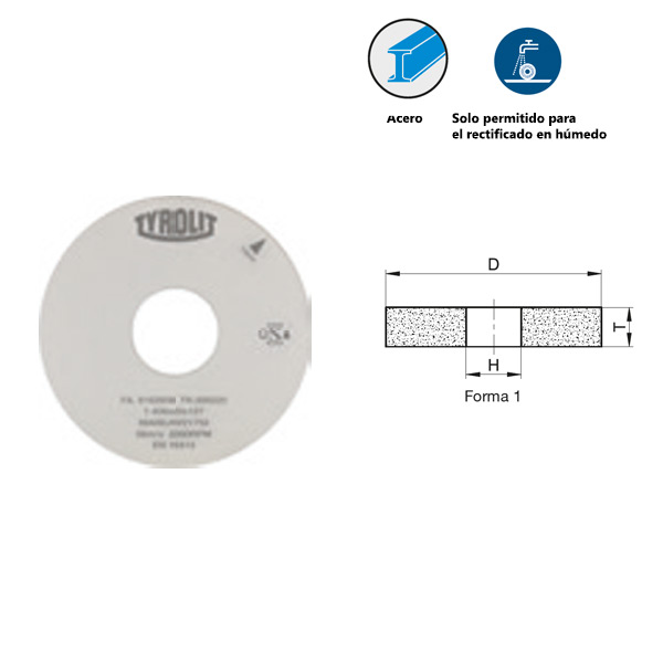 Conventional ceramic external cylindrical grinding for low alloy and non-alloy steels Conventional ceramic external cylindrical grinding for low alloy and non-alloy steels